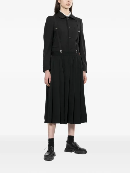 Fustă midi Black Comme Des Garçons negru