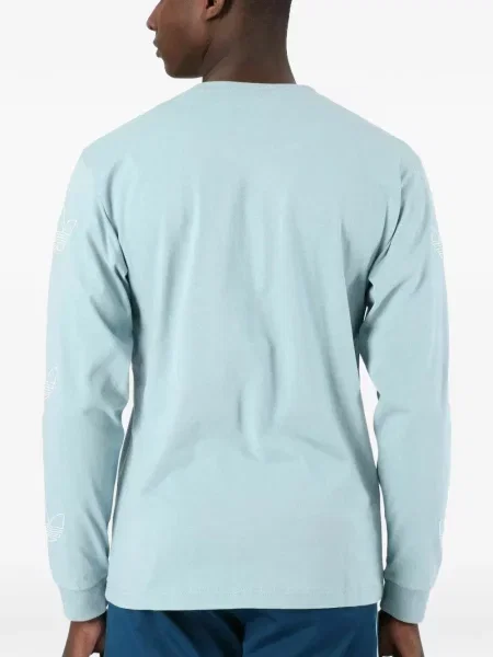 Велурен боди Adidas с принт на цветя розово