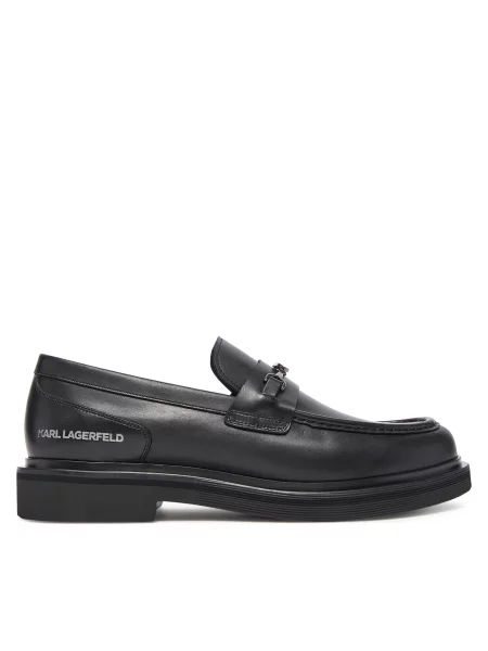 Mokasinke KARL LAGERFELD Kingston crna