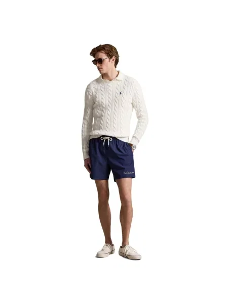 Kąpielówki Polo Ralph Lauren niebieskie
