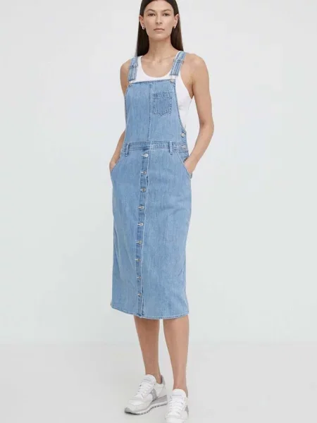 Jeans obleka Levi's modra