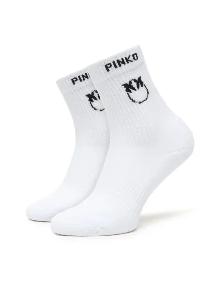 PINKO Șosete Lungi de Damă Noirvegia alb