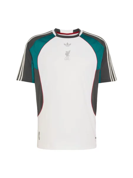 ADIDAS ORIGINALS Tricou LFC Teamgeist gri grafit / verde petrol / roșu alb