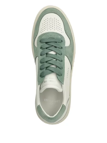 Sneakerși Copenhagen din piele de căprioară verde