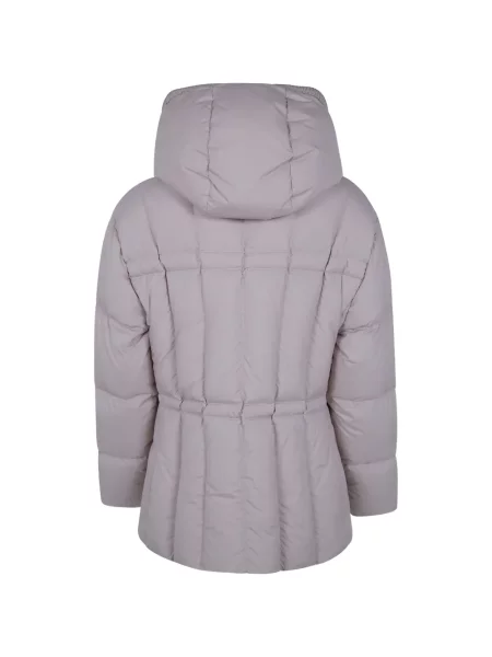 Geacă Moncler cu glugă alb