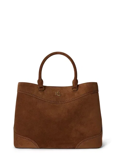Geantă Lauren Ralph Lauren maro