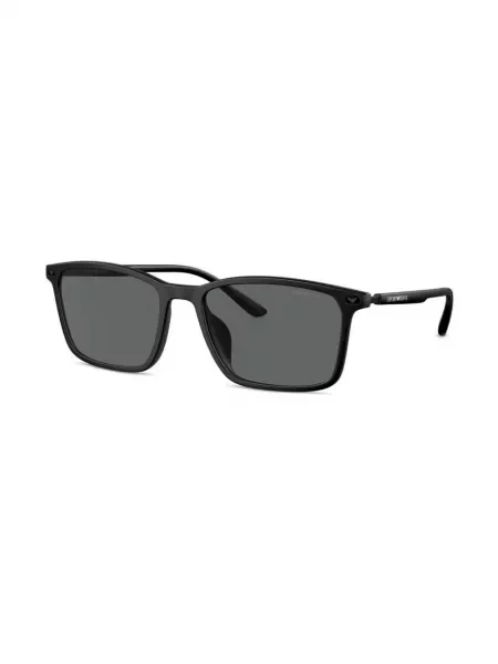 Ochelari de soare pătrați Emporio Armani negru