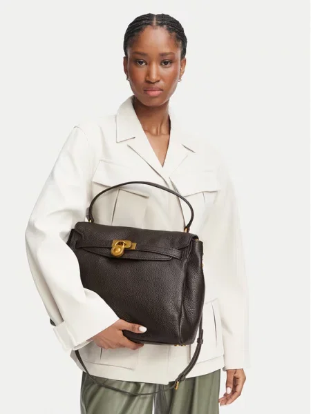 MICHAEL Michael Kors Дамска чанта Hamilton Тъмнокафяв