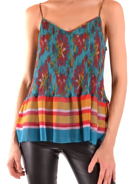 Top Twinset fără bretele portocaliu