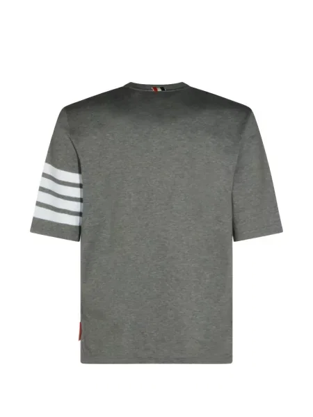 Tricou Thom Browne cu dungi gri