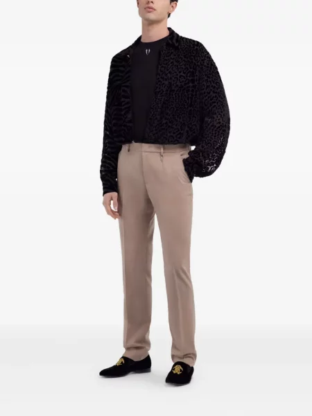 Tricou Roberto Cavalli din jerseu negru