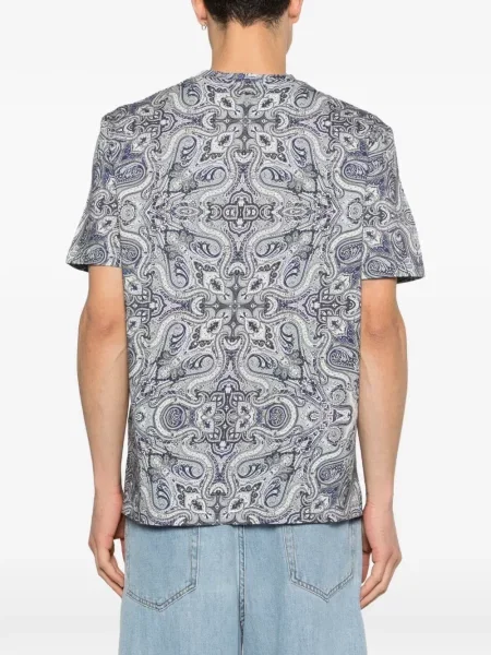 Μπλούζα Etro με σχέδιο paisley μπλε