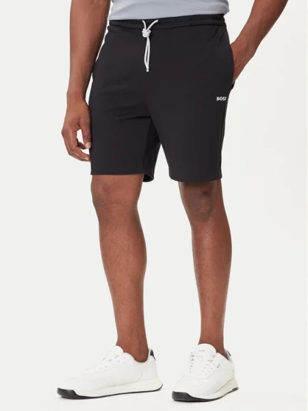 BOSS Спортни шорти Zone черен