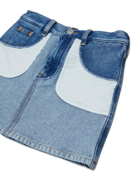 Φούστα τζιν Mm6 Maison Margiela μπλε