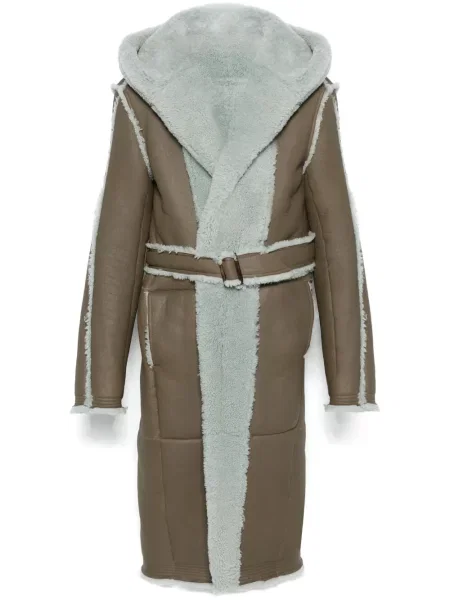 Kabát Rick Owens hnědý