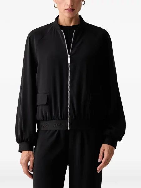 Geacă bomber Armani Exchange cu broderie negru
