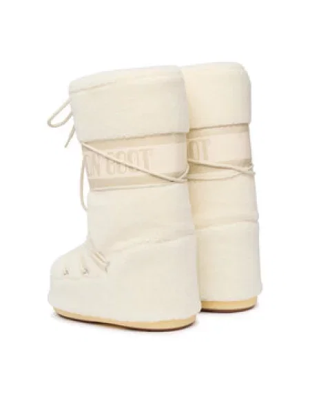 Snehule Moon Boot Krémová