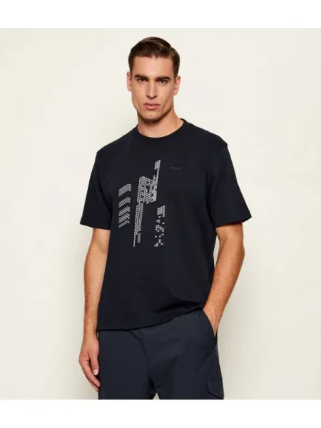 BOSS Tricou GRX Zone Bleumarin verde