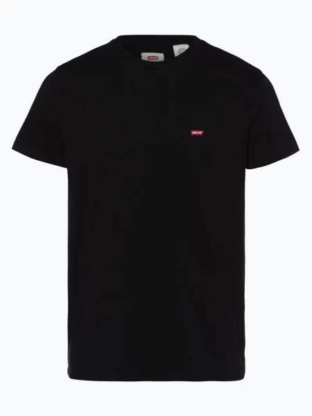 Levi's T-shirt Mężczyźni Dżersej nadruk S czarny