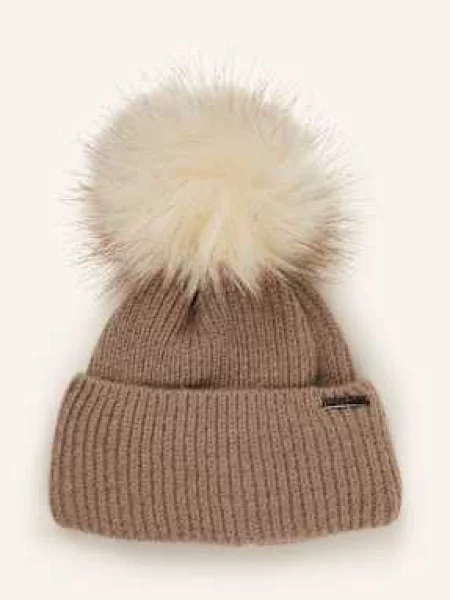 Capo Czapka beige beżowa