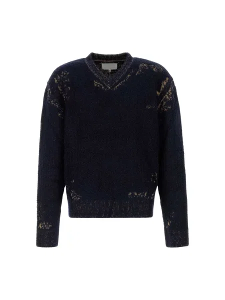 Sweter Maison Margiela niebieski