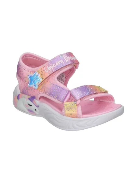 Sandále Skechers ružová