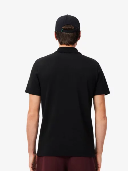 Поло Lacoste черное