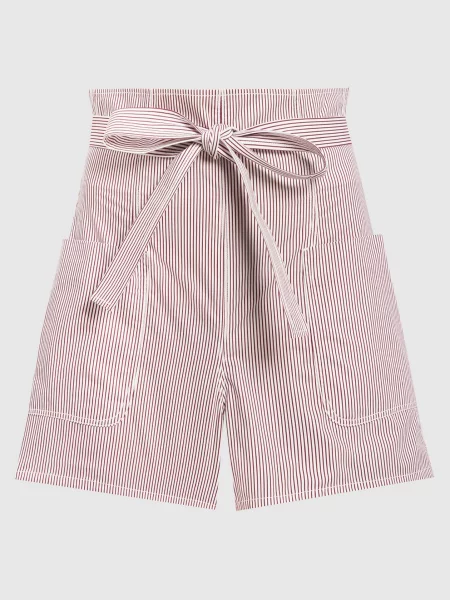 Шорти в смужку Philosophy Di Lorenzo Serafini бордові