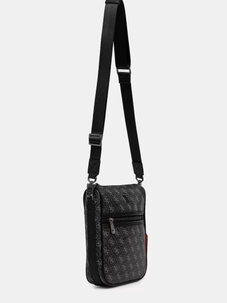 GUESS Geantă de umăr Milano gri negru