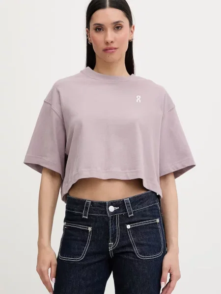 On crop top pentru femei din Club violet