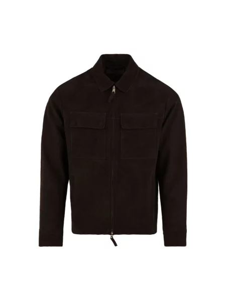 Kurtka skórzana The Jack Leathers brązowa