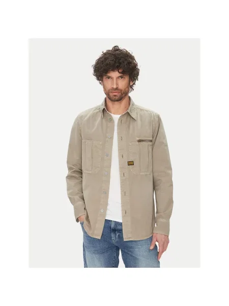 G-Star Raw Πουκάμισο Regular Fit γκρι
