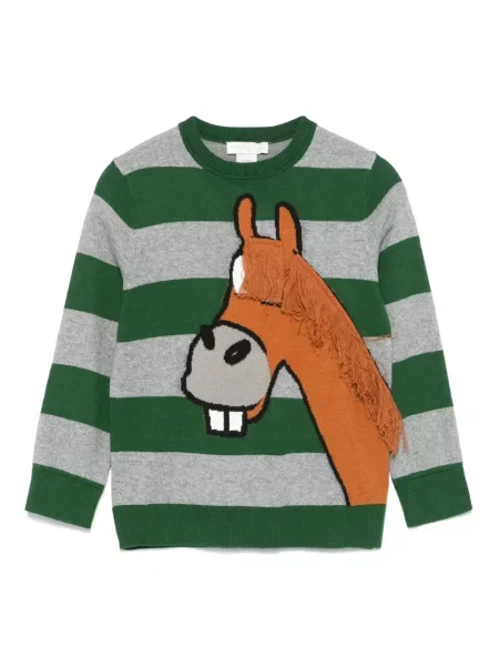 Sweter dziecięcy Stella Mccartney zielony