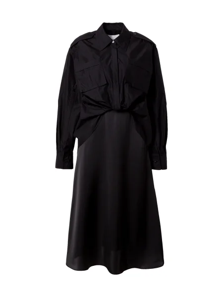 Phillip Lim Košeľové šaty čierna