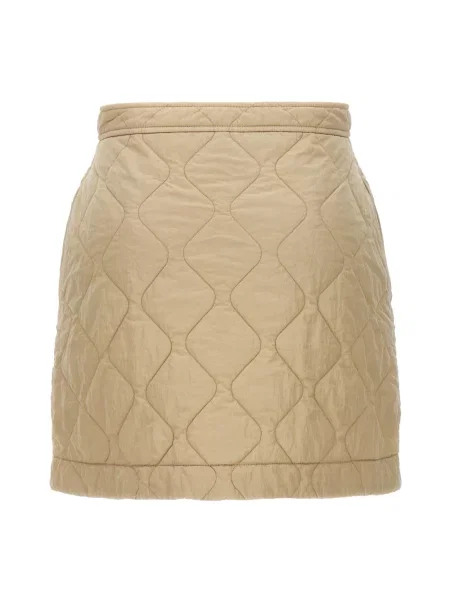 Krótka spódnica Burberry beżowa