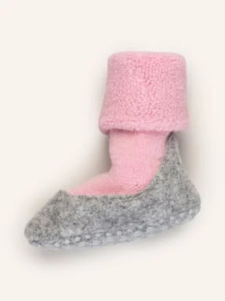 Falke Skarpety Antypoślizgowe Cosyshoe Z Wełny Merino beige beżowe