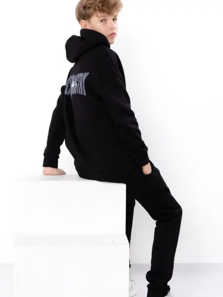 Костюмный спортивный костюм носи своє черный