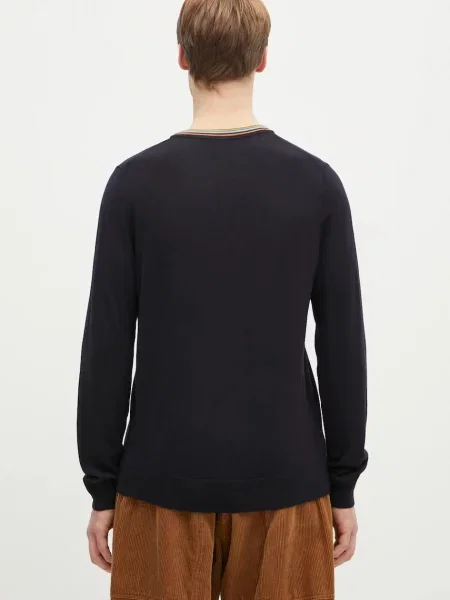 Шерстяной легкий свитер Paul Smith синий
