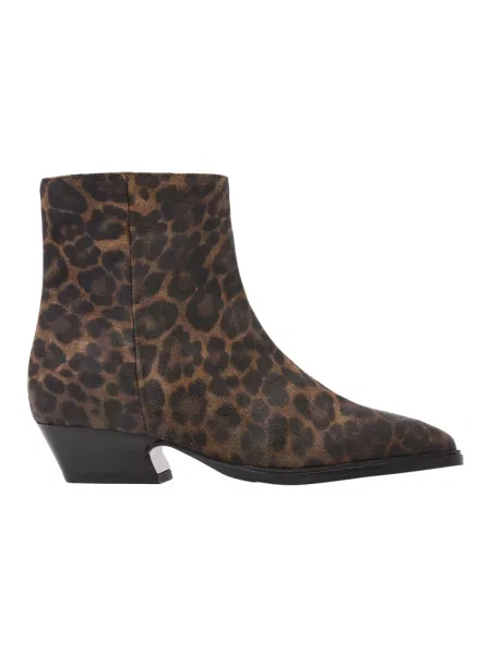 Buty do kostki Via Vai skórzane brązowe