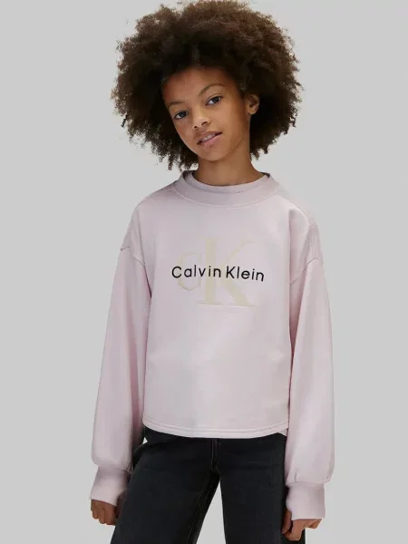 Calvin Klein Jeans hanorac pentru copii din violet