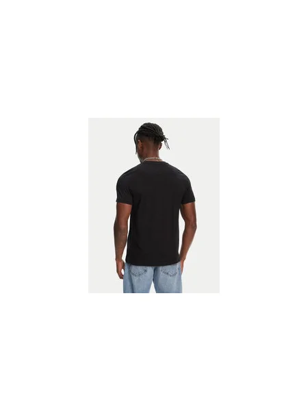 Robe di Kappa Póló Luc Regular Fit fekete