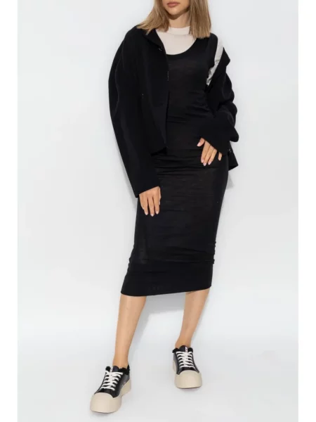 Rochie Marni de lână de costum negru