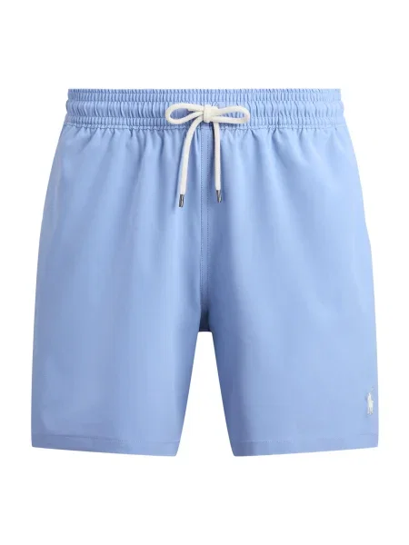 Polo Ralph Lauren Kratke kopalne hlače TRAVELER svetlo modra bela