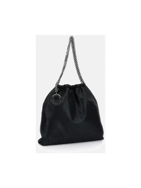 Torebka Stella Mccartney ze sznurkiem czarna