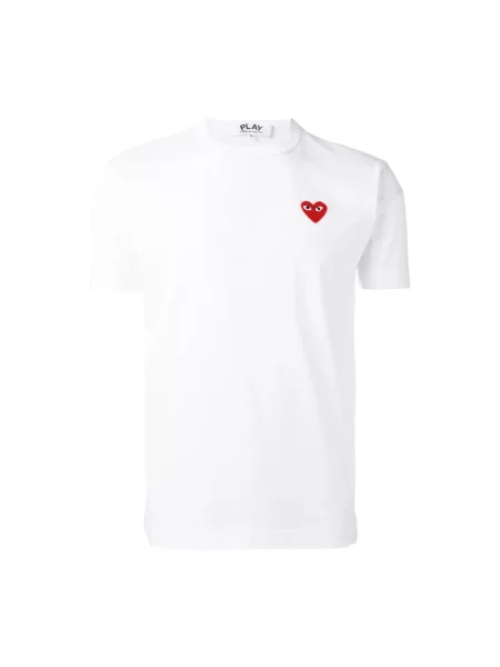 Koszulka Comme Des Garcons Play biała