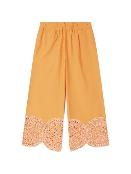 Spodnie dziecięce Stella Mccartney pomarańczowe