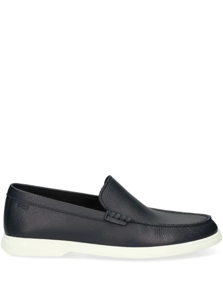 Pantofi loafer Boss din piele albastru