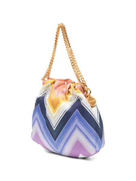 Colier Missoni de mătase albastru