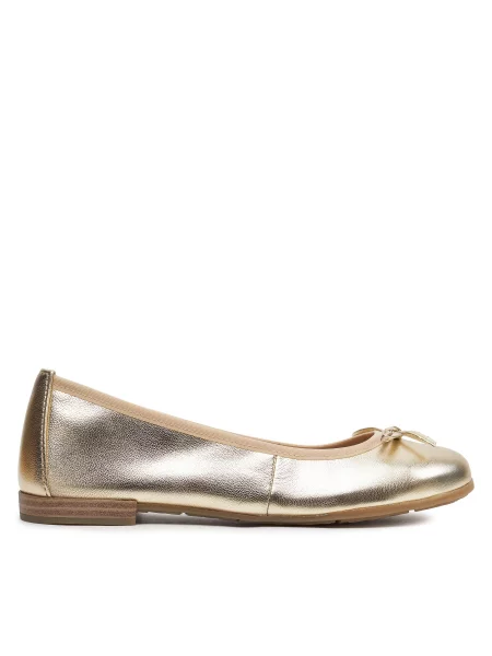 Балетки Marco Tozzi золотые