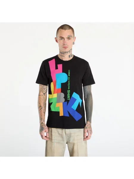 T-shirt Comme des Garçons SHIRT T-Shirt With Graphic Print Black L crna